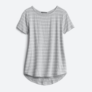 Pink Clover Button Back Detail Knit Tee, Small